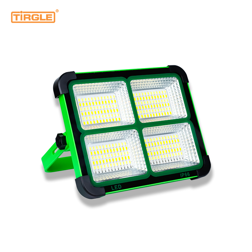 SL-D18 Tragbare LED-Solarleuchte, 24 W, 4800 mAh, 1800 lm, 288 LEDs, stufenlose Helligkeit, IP66, batteriebetrieben, wiederaufladbar, LED-Stehleuchte, Stromausfall, Notfall, Arbeitsleuchte, Autoreparatur