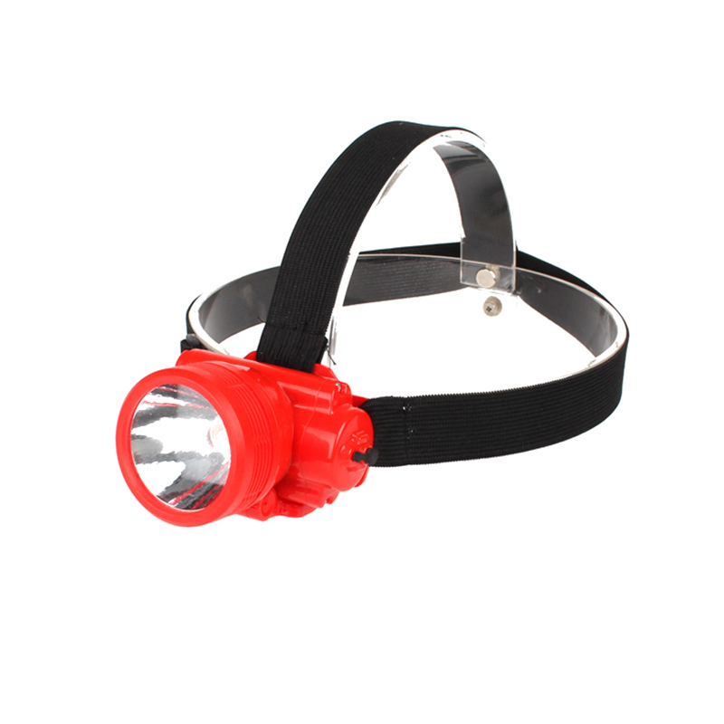 TL-01 1LED1W wiederaufladbare Lithium-Batterie-Scheinwerfer mit spiralförmigem Ring und Druckknopfschalter für den Einsatz im Freien