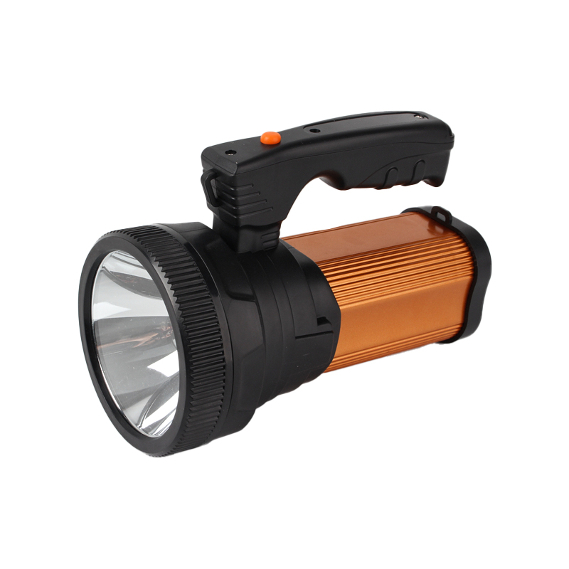 TL-600A 1LED 30W Wiederaufladbare Spotlight-Taschenlampe, Handscheinwerfer mit hohem Lumen, LED-Suchscheinwerfer und tragbarer Outdoor-Suchscheinwerfer mit USB-Ausgang