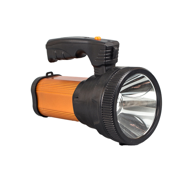 TL-600A 1LED 30W Wiederaufladbare Spotlight-Taschenlampe, Handscheinwerfer mit hohem Lumen, LED-Suchscheinwerfer und tragbarer Outdoor-Suchscheinwerfer mit USB-Ausgang